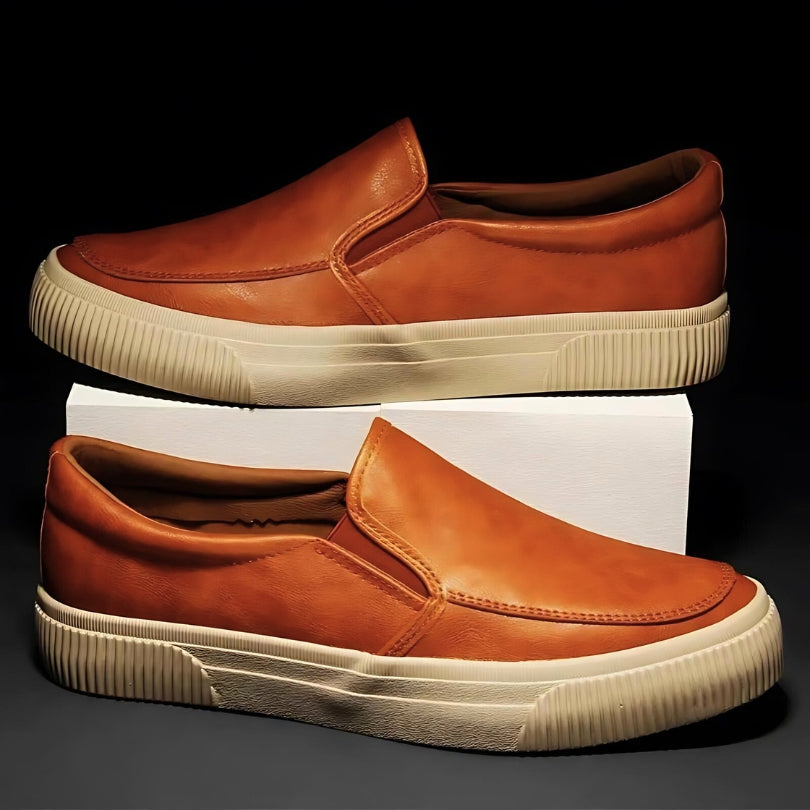 Adrián | Zapatillas de piel sin cordones