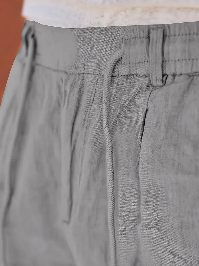 Ignacio | Pantalón ancho de lino de hombre