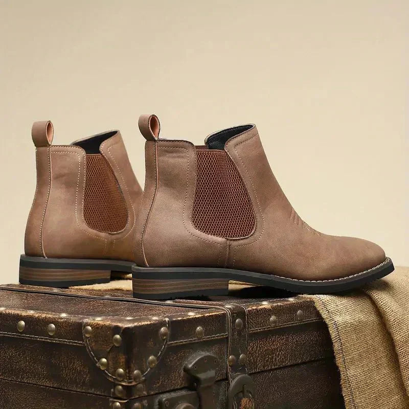 Marcos | Botas Chelsea de piel para hombre