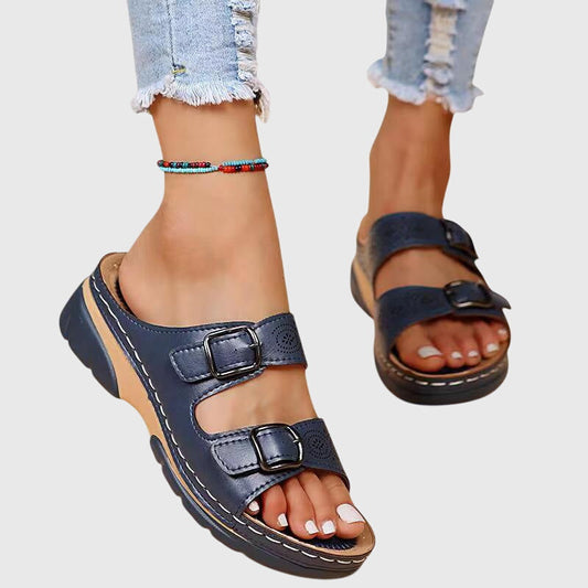 Dora | Sandalias de piel con plantilla anatómica