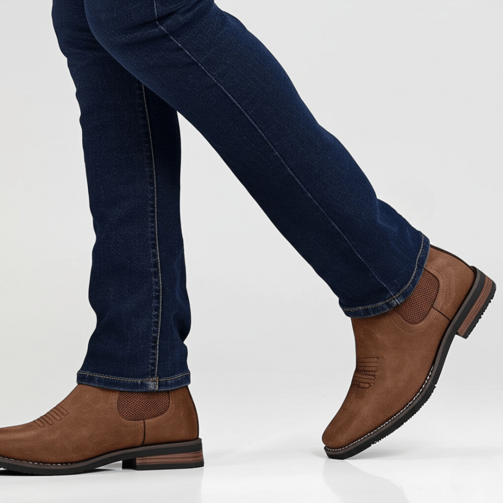 Marcos | Botas Chelsea de piel para hombre