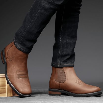 Marcos | Botas Chelsea de piel para hombre