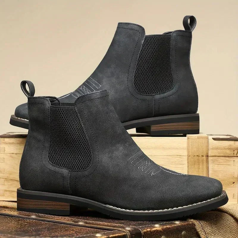 Marcos | Botas Chelsea de piel para hombre