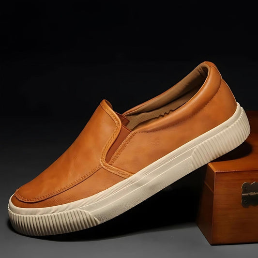 Adrián | Zapatillas de piel sin cordones