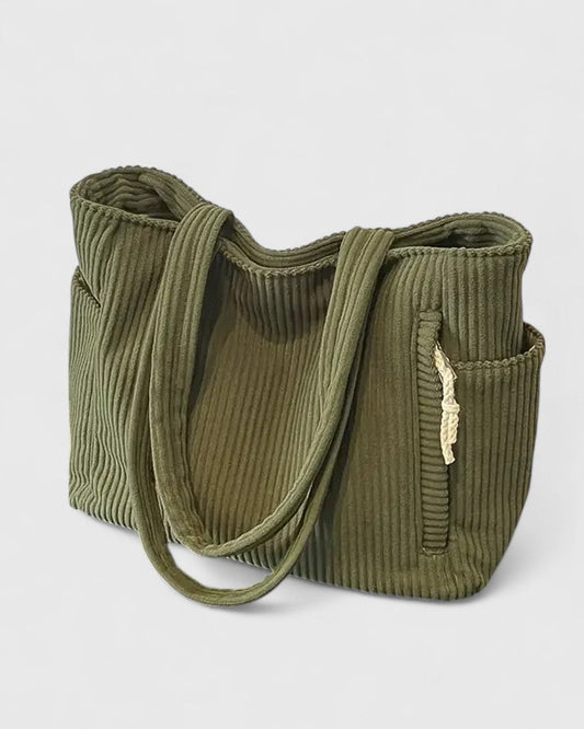 Marta | Bolso acolchado de hombro con asas de cordón