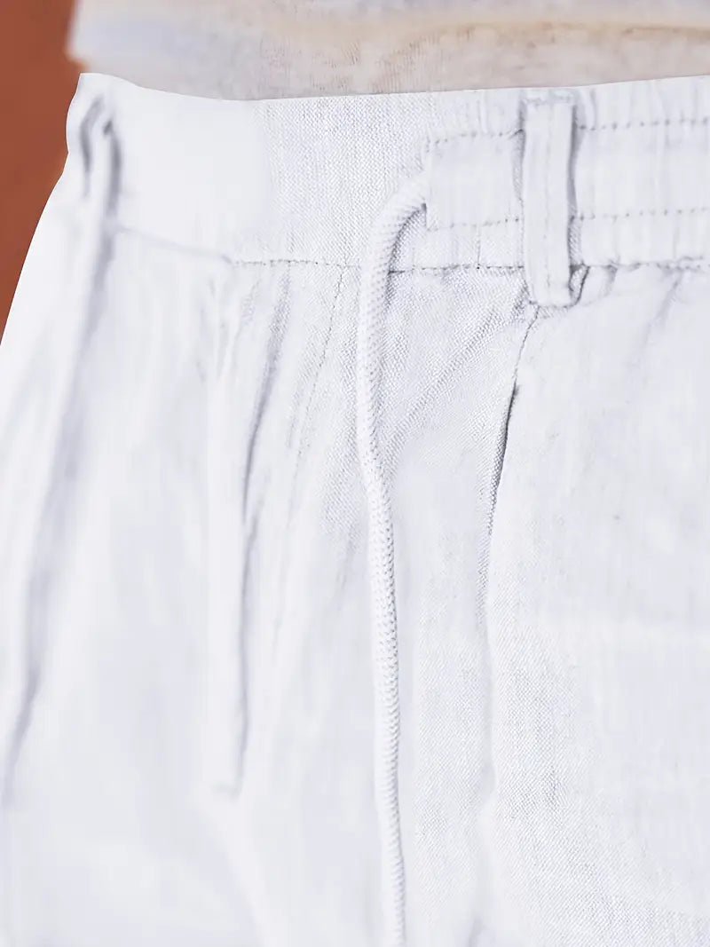 Ignacio | Pantalón ancho de lino de hombre