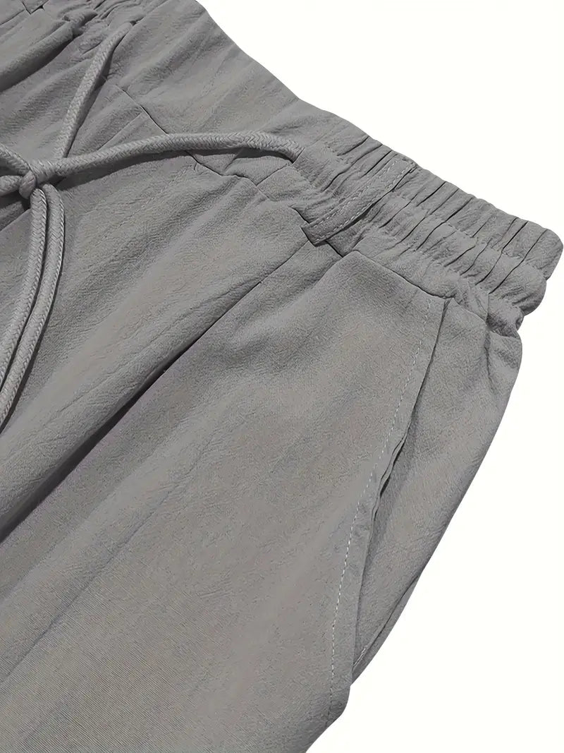 Ignacio | Pantalón ancho de lino de hombre