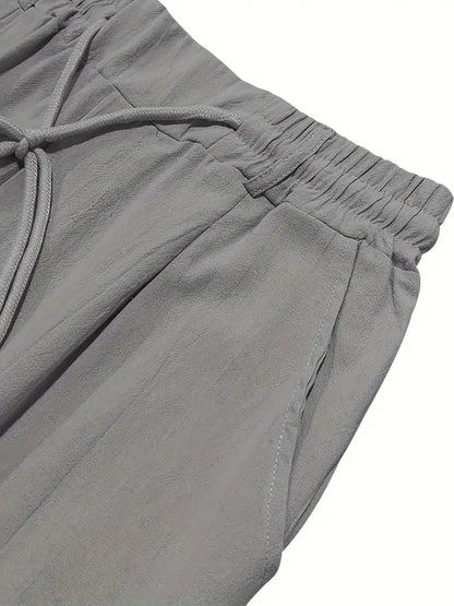 Ignacio | Pantalón ancho de lino de hombre