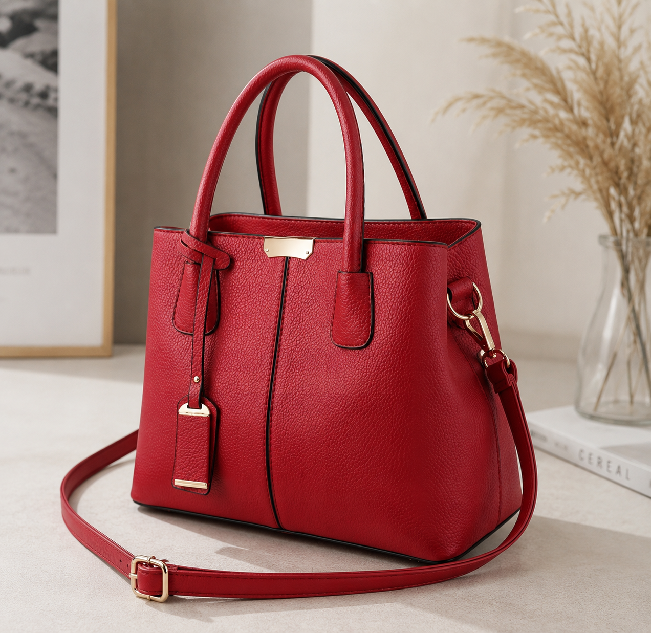 Luxury City Tote Handbag