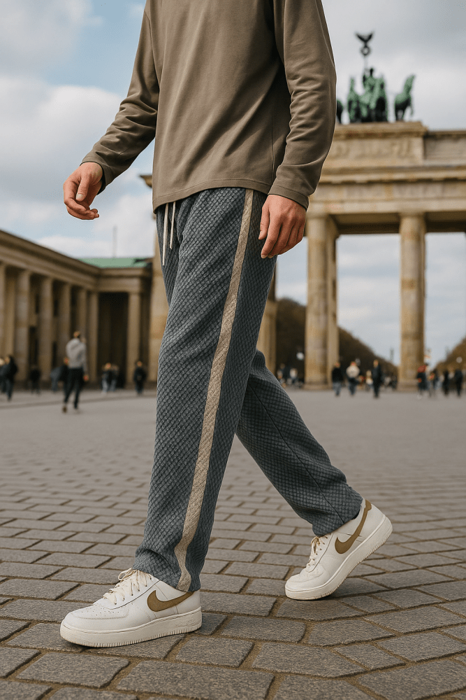 Rubén | Pantalón de chándal de hombre en tejido waffle