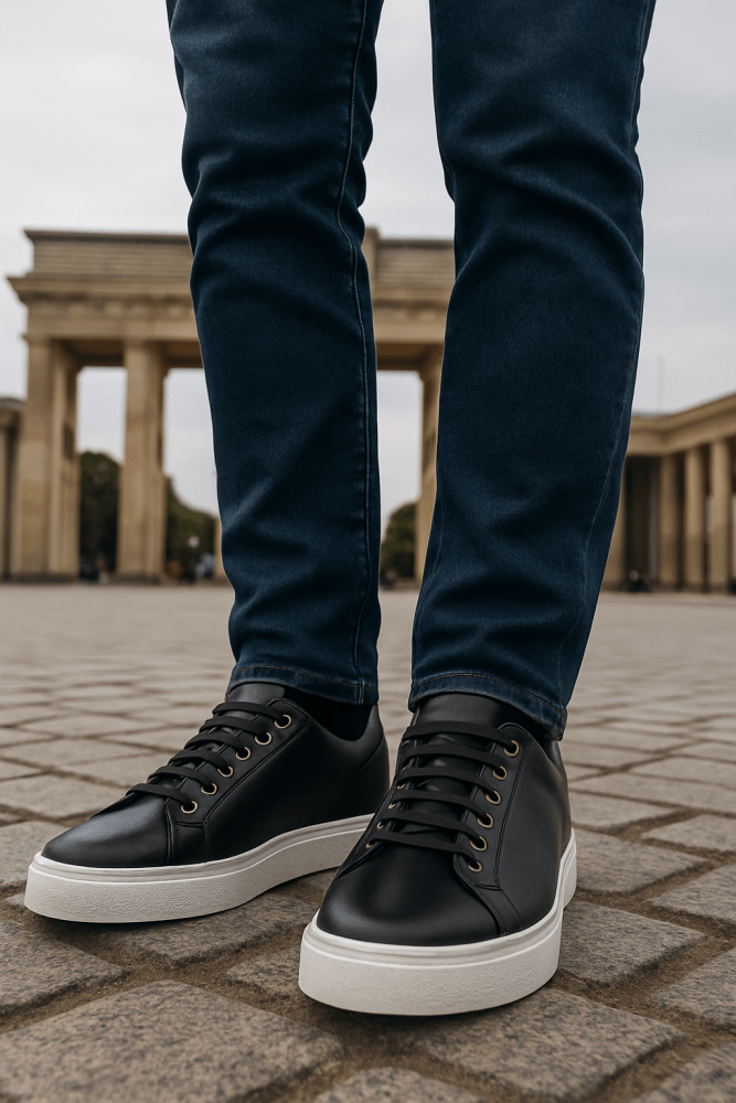 Enzo | Zapatillas de piel para hombre