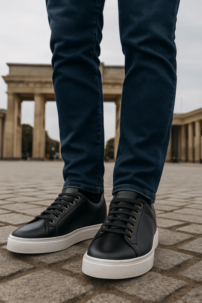 Enzo | Zapatillas de piel para hombre