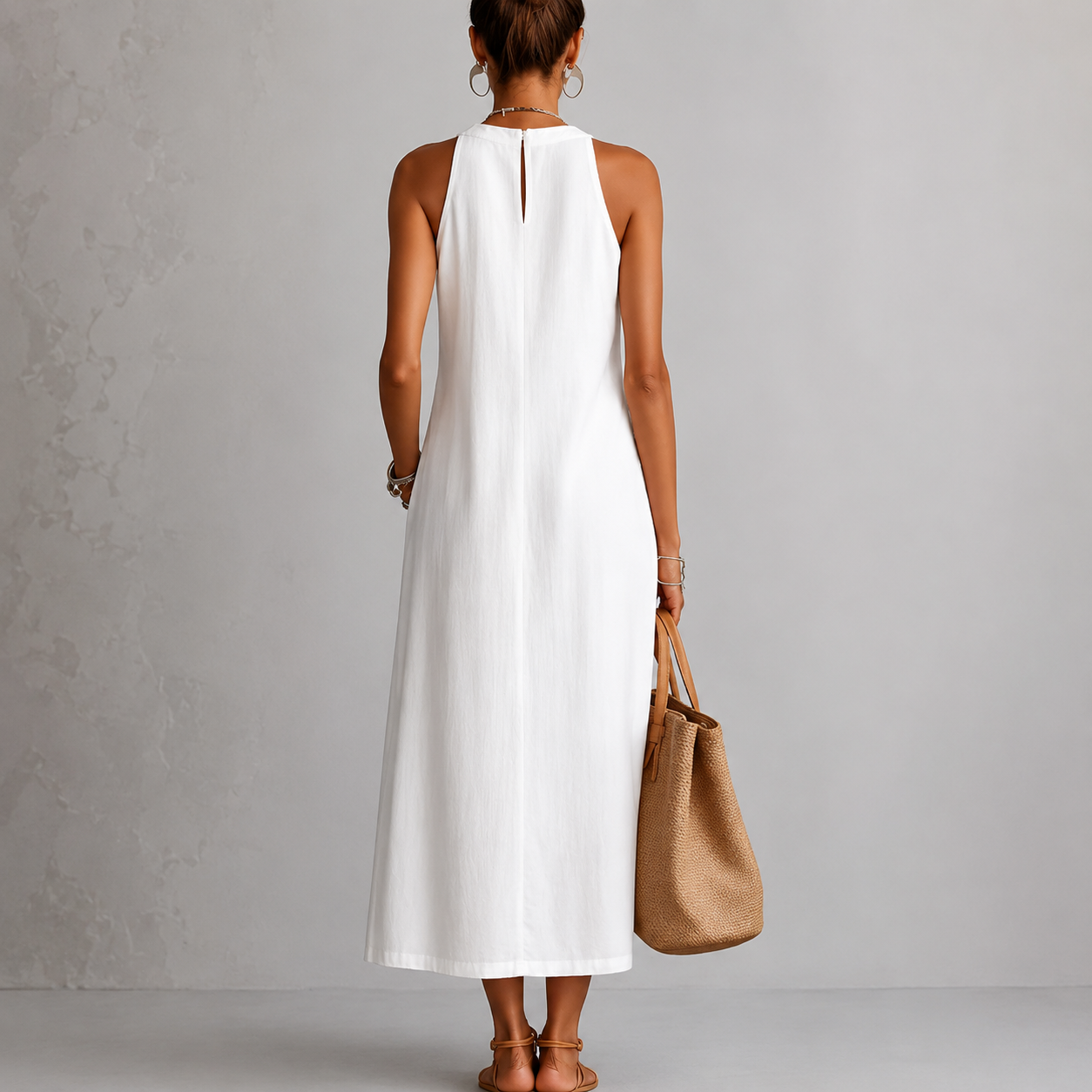 Jimena | Vestido midi elegante