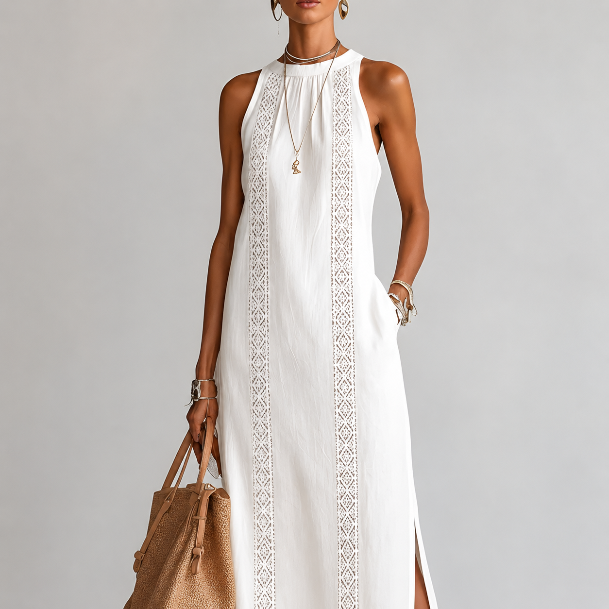 Jimena | Vestido midi elegante