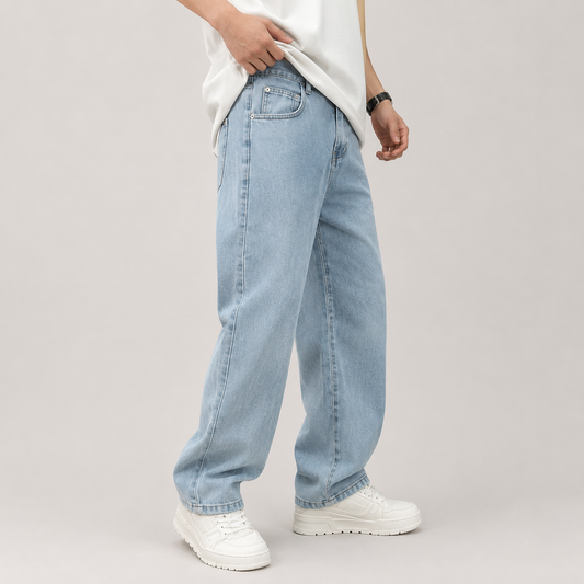 Iván | Pantalón recto holgado