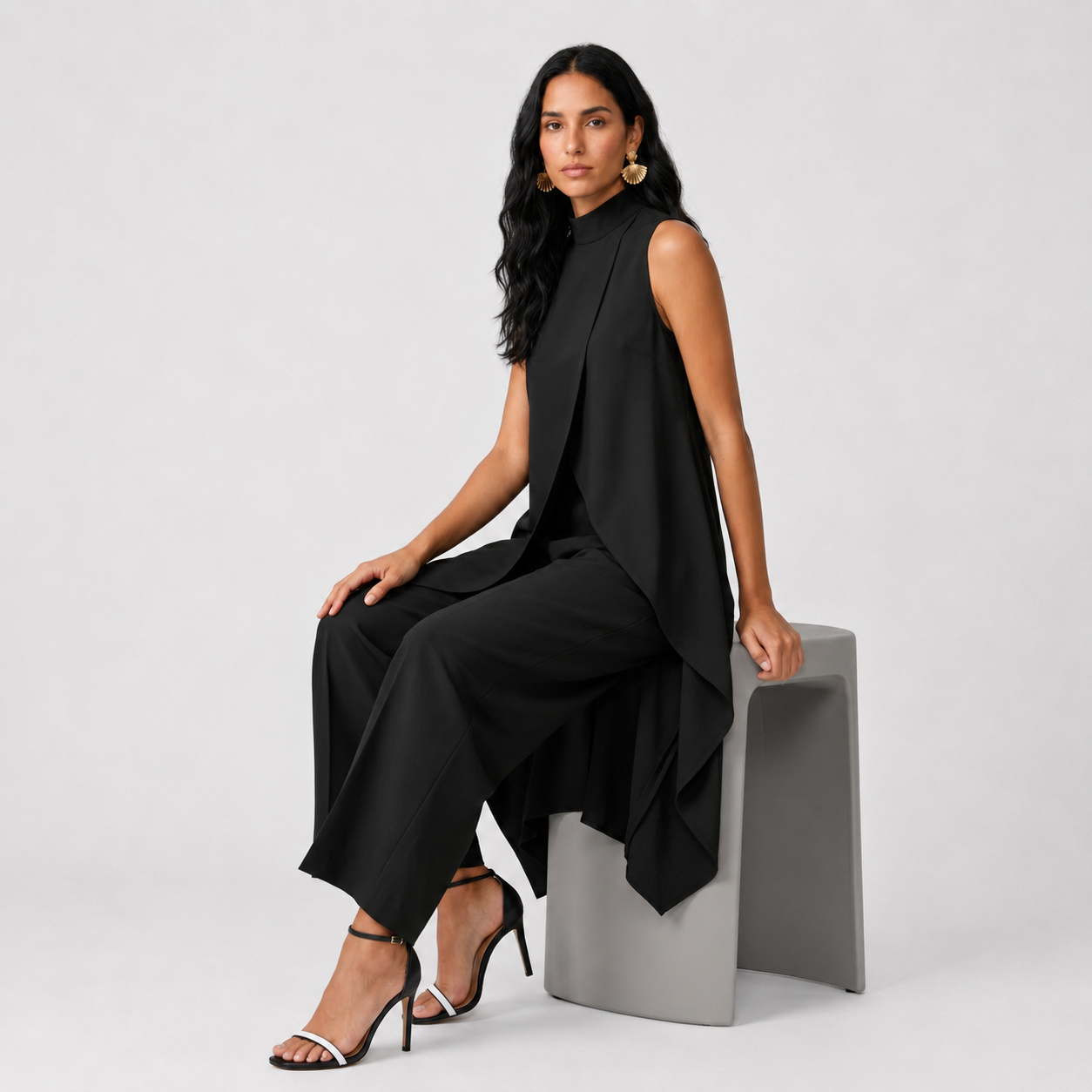 | Conjunto largo elegante