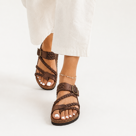 Elisa - Elegantes sandalias tejidas