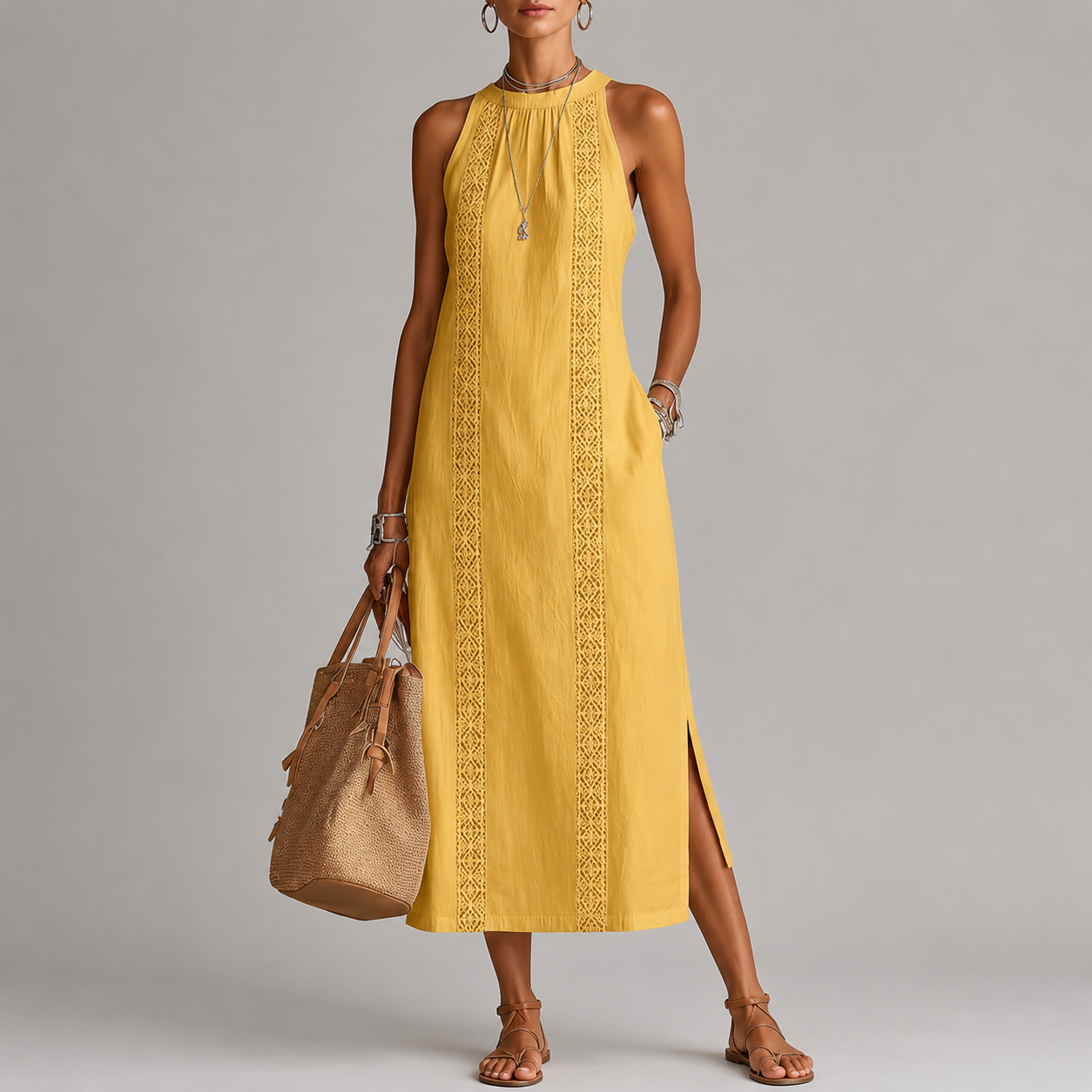 Jimena | Vestido midi elegante