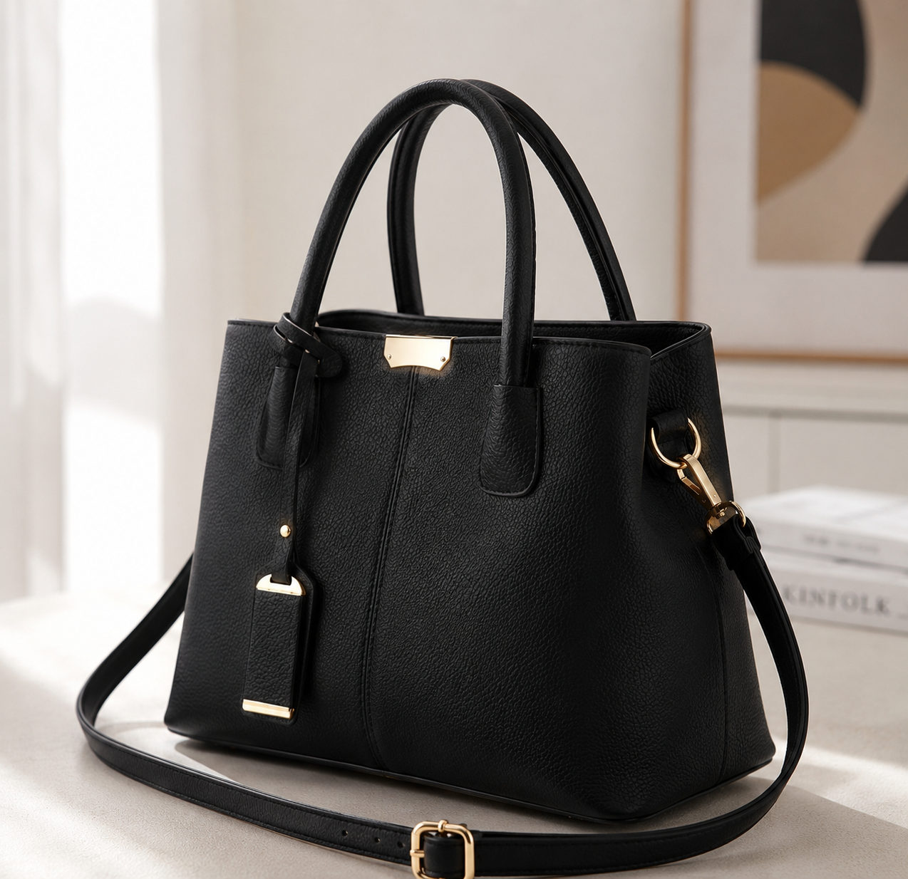 Luxury City Tote Handbag