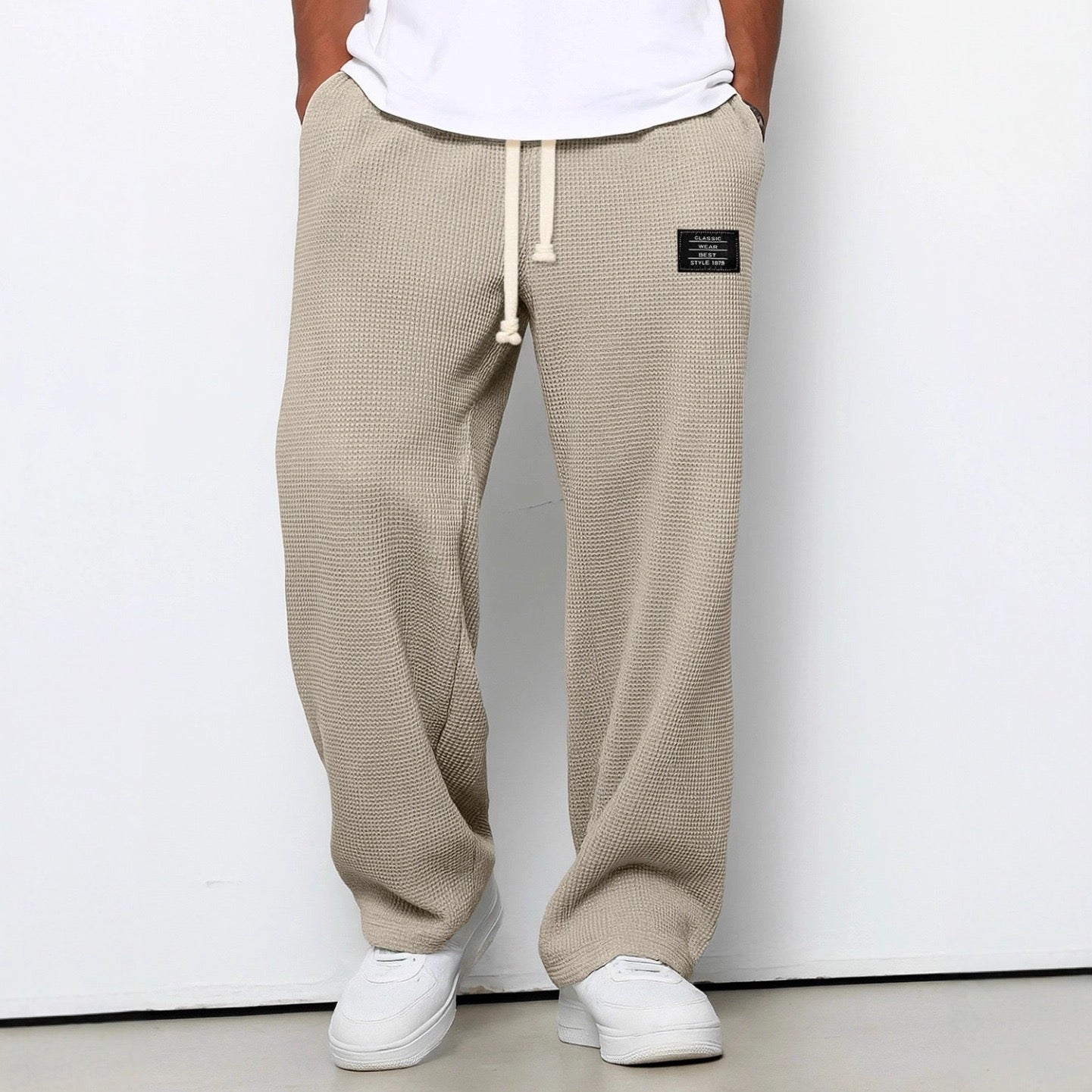 Samuel | Pantalón ancho de hombre con cordón