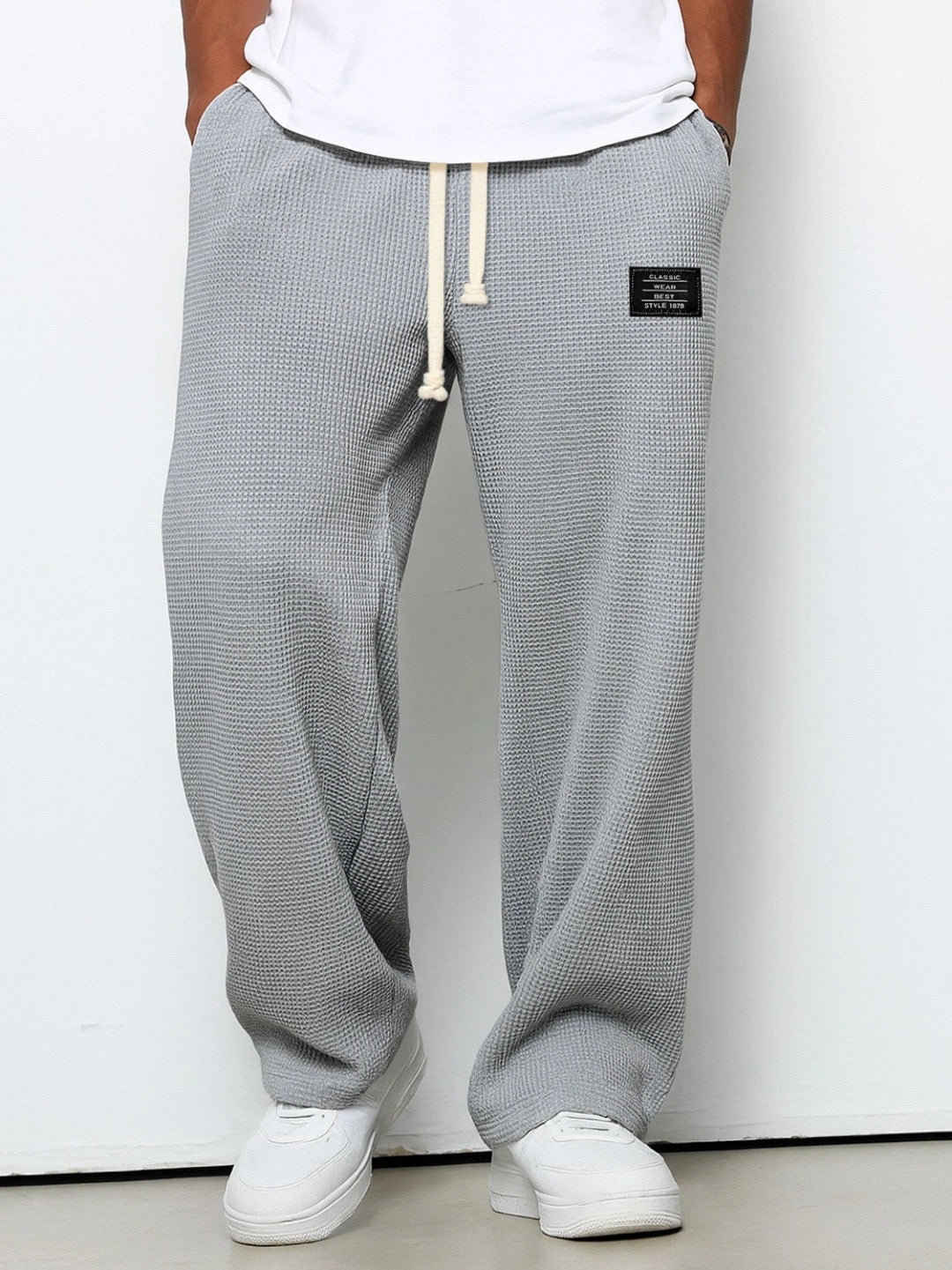 Samuel | Pantalón ancho de hombre con cordón
