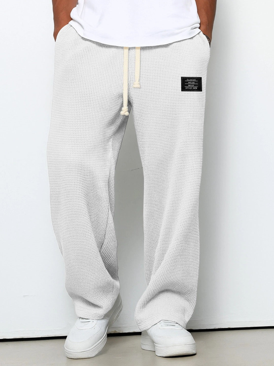 Samuel | Pantalón ancho de hombre con cordón