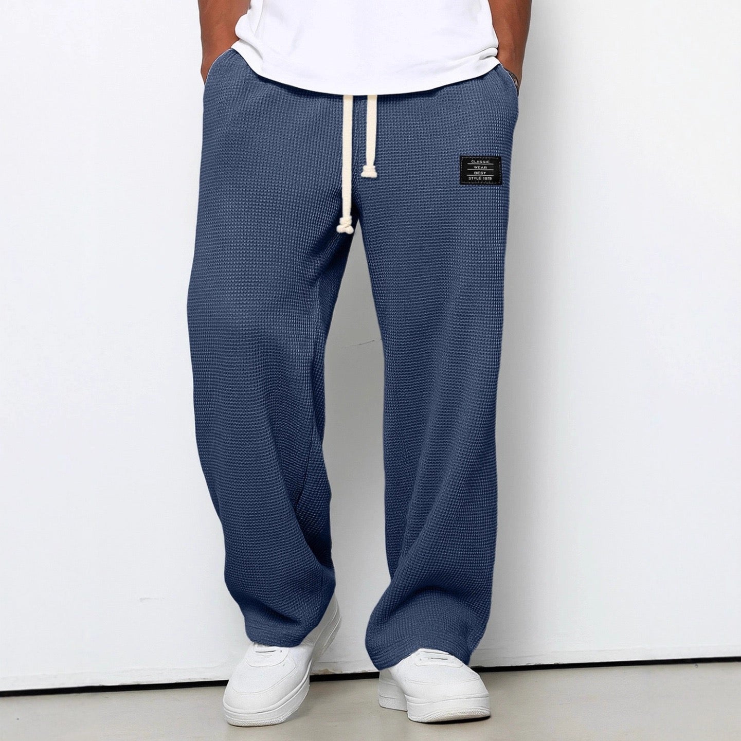 Samuel | Pantalón ancho de hombre con cordón