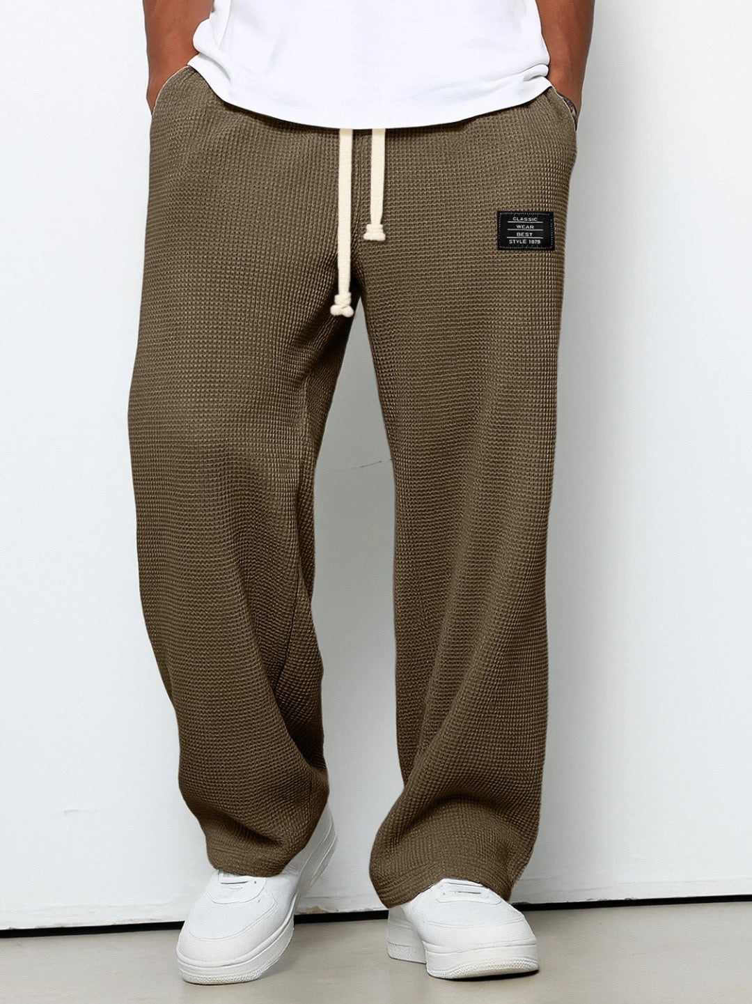 Samuel | Pantalón ancho de hombre con cordón