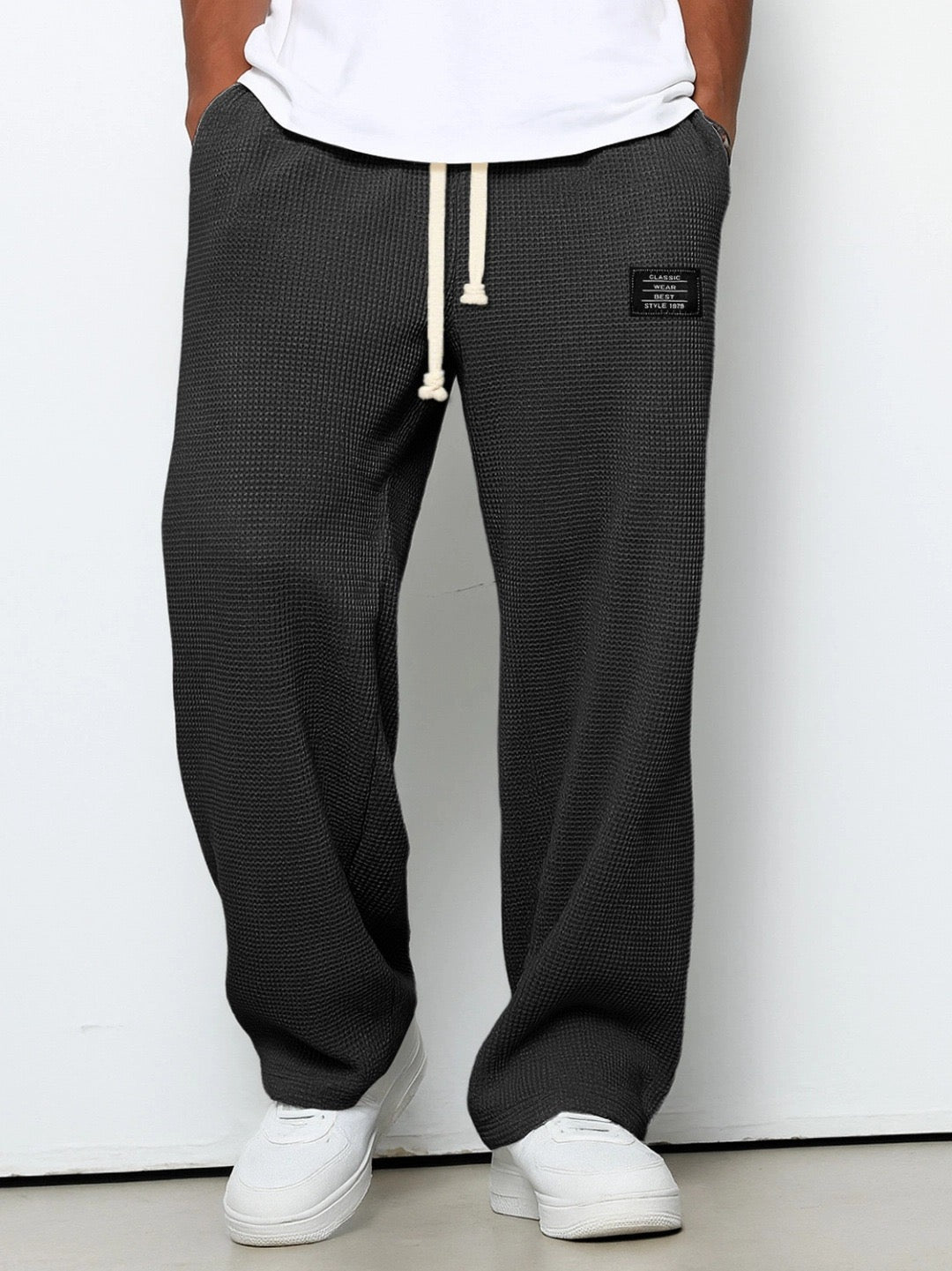 Samuel | Pantalón ancho de hombre con cordón