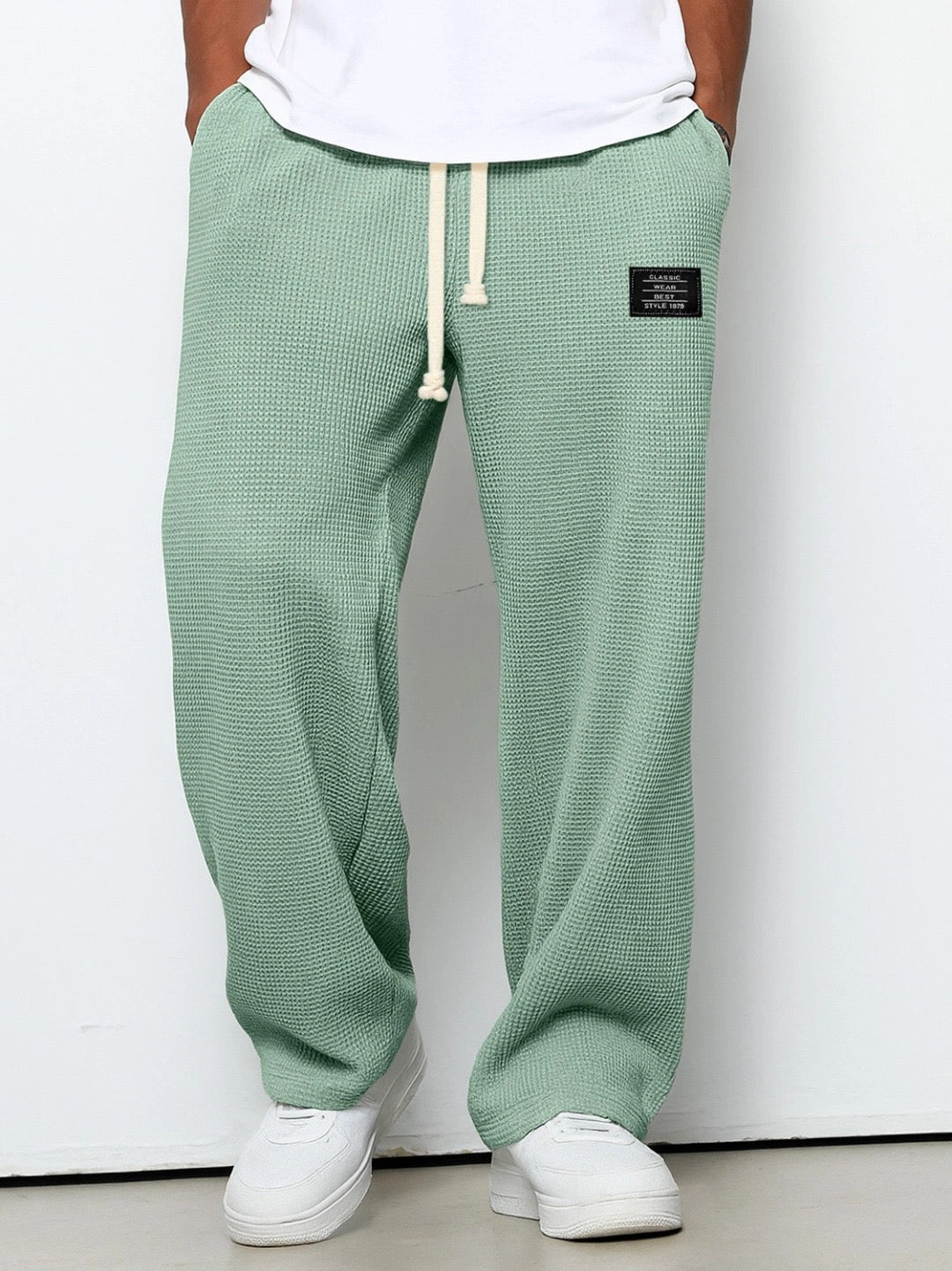Samuel | Pantalón ancho de hombre con cordón