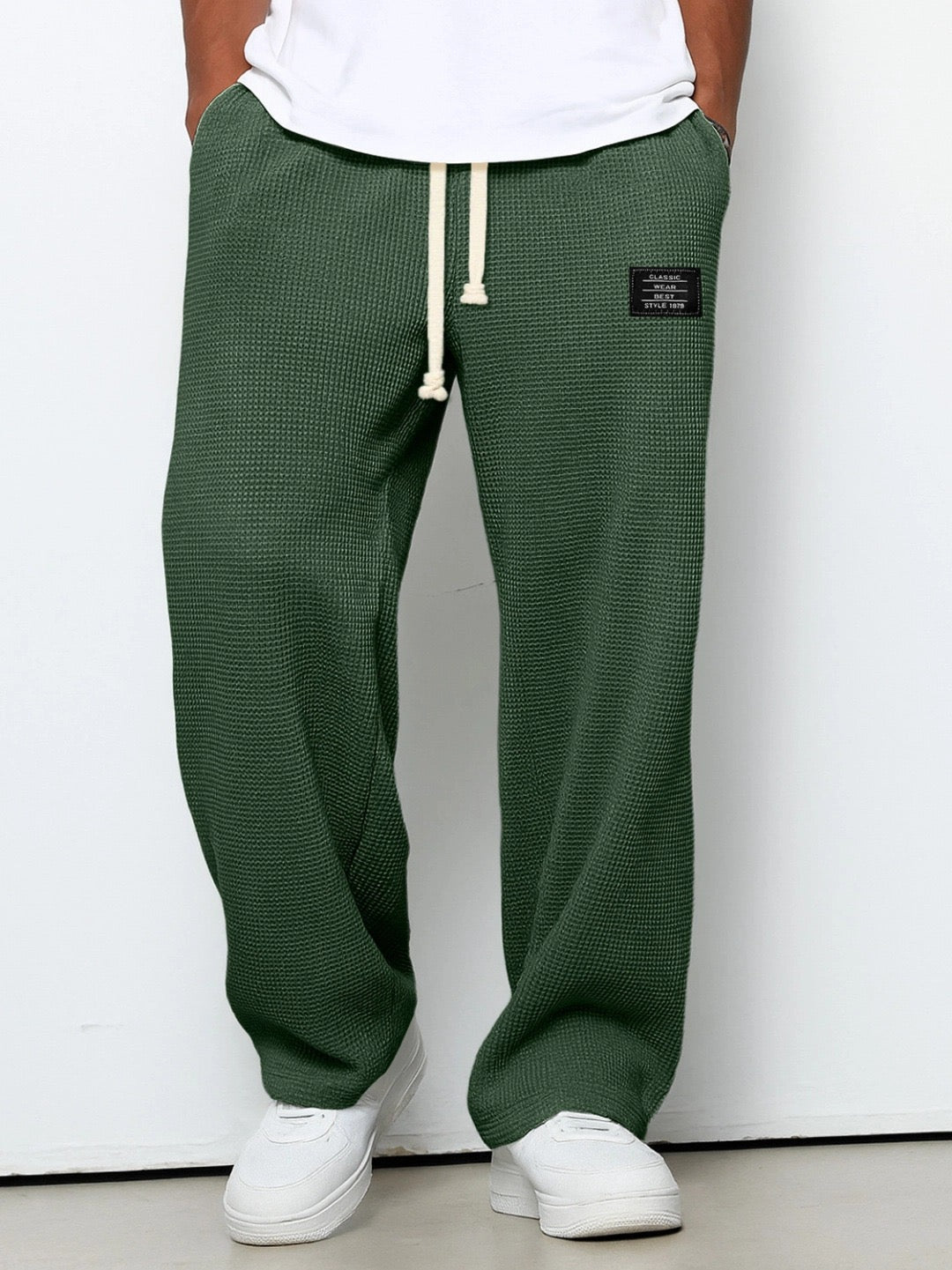 Samuel | Pantalón ancho de hombre con cordón