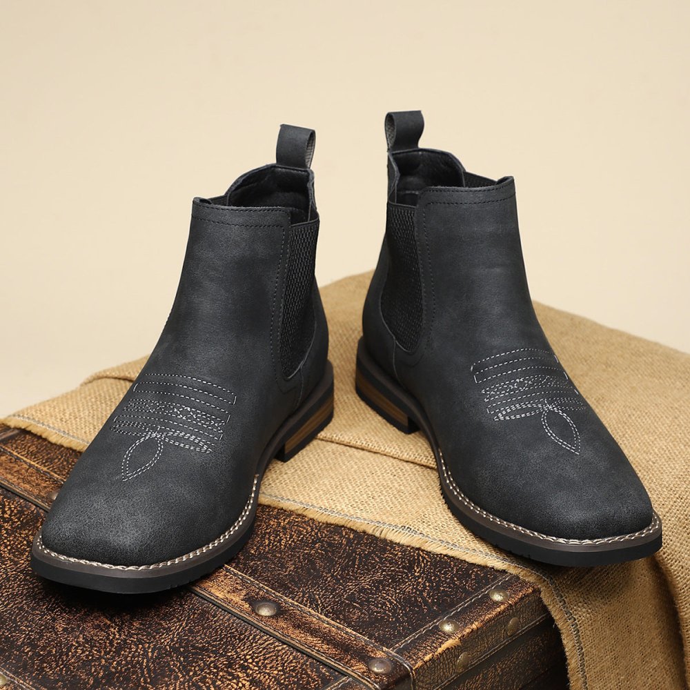 Marcos | Botas Chelsea de piel para hombre