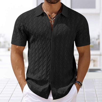 Manuel | Camisa de punto de manga corta de hombre
