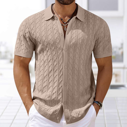 Manuel | Camisa de punto de manga corta de hombre