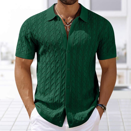 Manuel | Camisa de punto de manga corta de hombre