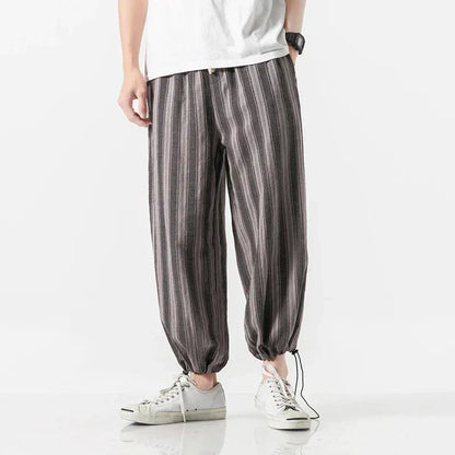Lucas | Pantalón de lino y algodón de hombre
