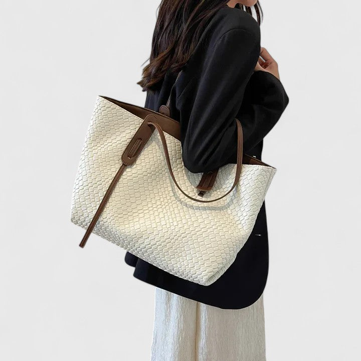 Celia | Bolso tote grande tejido
