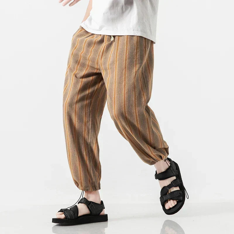 Lucas | Pantalón de lino y algodón de hombre