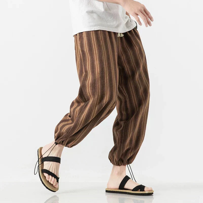 Lucas | Pantalón de lino y algodón de hombre