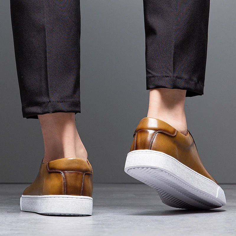 Enzo | Zapatillas de piel para hombre