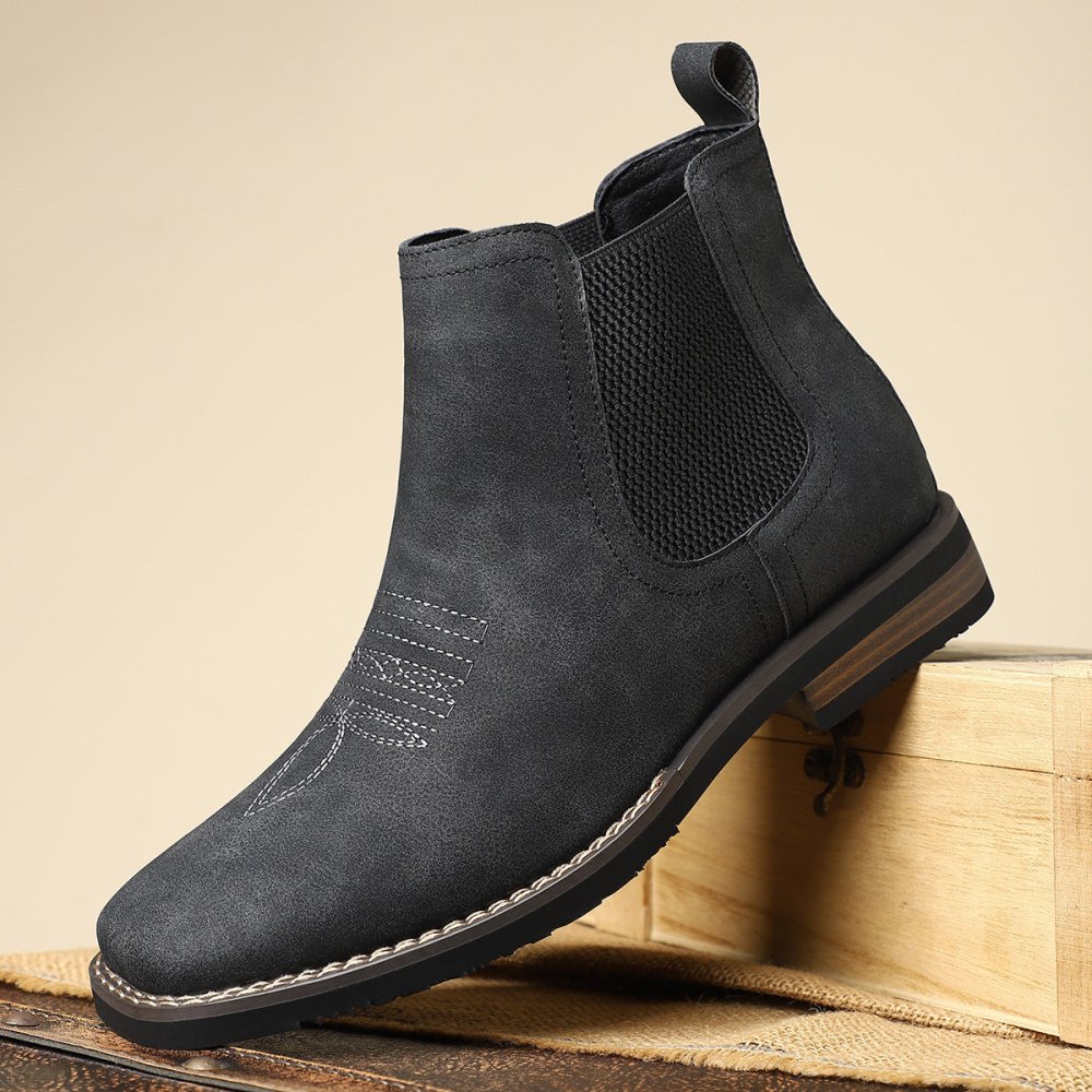 Marcos | Botas Chelsea de piel para hombre