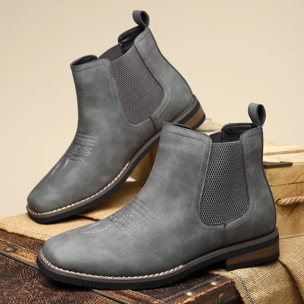 Marcos | Botas Chelsea de piel para hombre