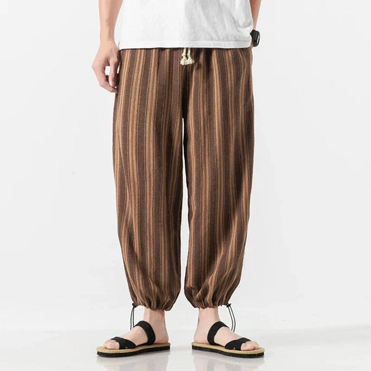 Lucas | Pantalón de lino y algodón de hombre