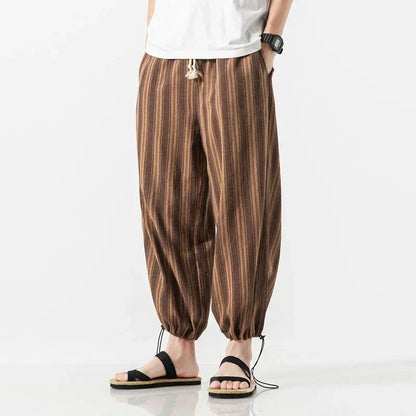 Lucas | Pantalón de lino y algodón de hombre