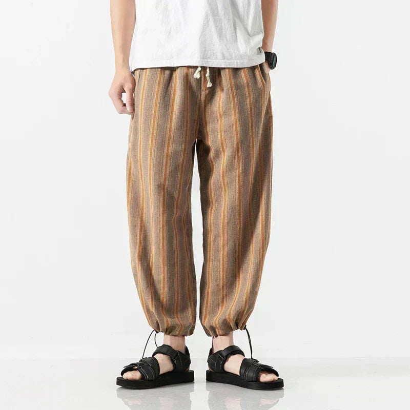 Lucas | Pantalón de lino y algodón de hombre