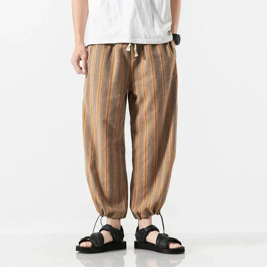 Lucas | Pantalón de lino y algodón de hombre