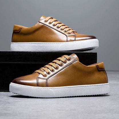 Enzo | Zapatillas de piel para hombre