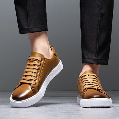 Enzo | Zapatillas de piel para hombre