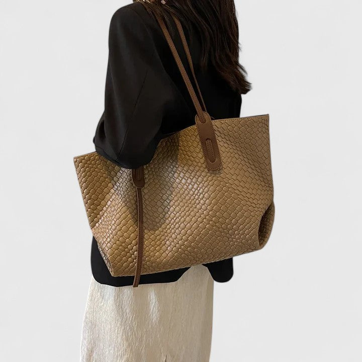 Celia | Bolso tote grande tejido