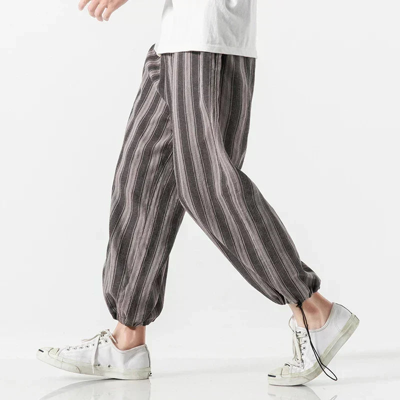 Lucas | Pantalón de lino y algodón de hombre